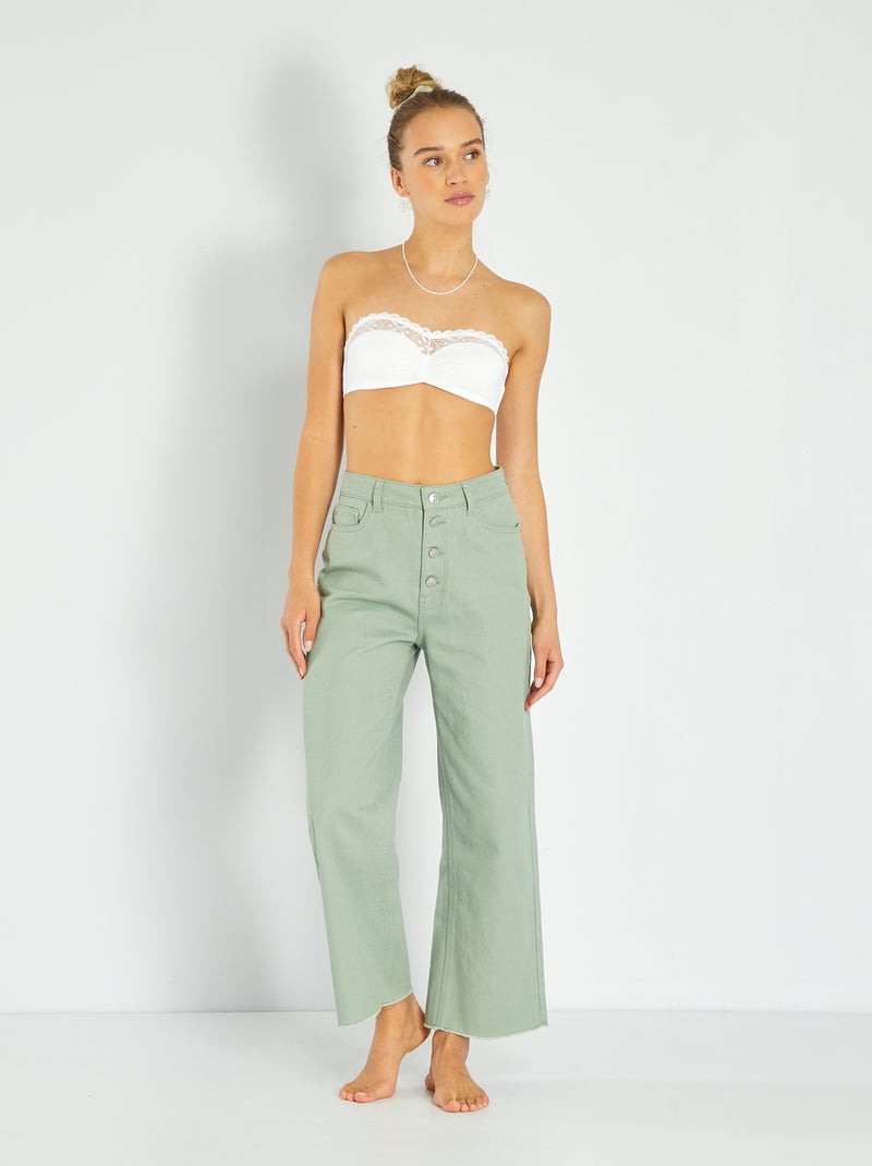 Soutien-gorge bandeau blanc - Kiabi