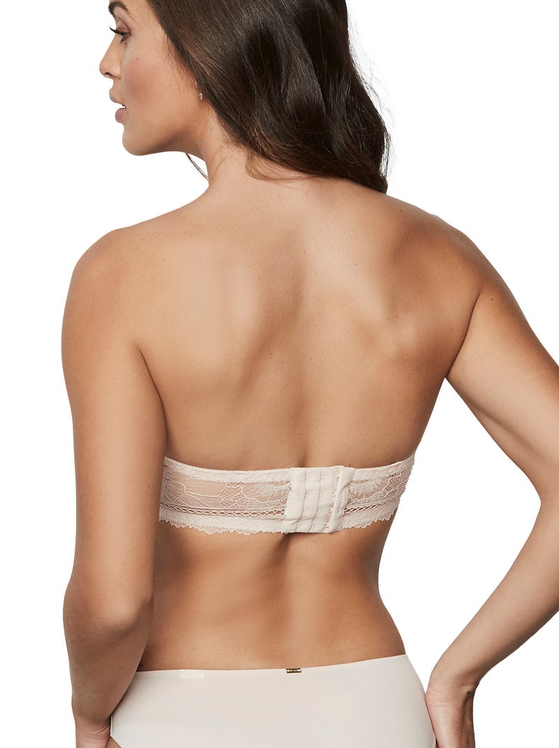 Soutien-gorge bandeau bustier AGATHA Beige - Kiabi