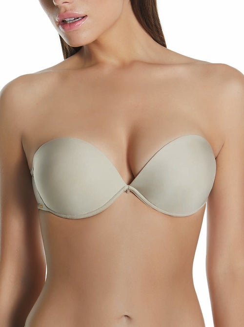 Soutien-gorge bandeau double push-up armature unique Etna - Kiabi