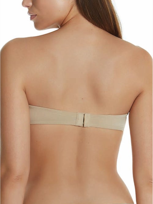 Soutien-gorge bandeau double push-up armature unique Etna - Kiabi