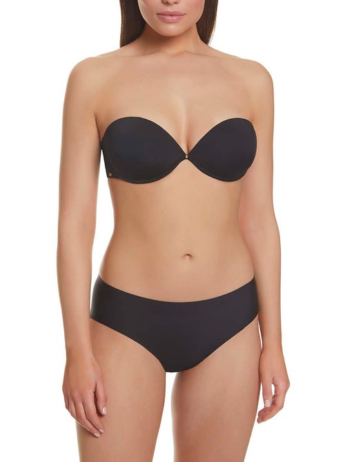 Soutien-gorge bandeau double push-up armature unique Etna - Kiabi