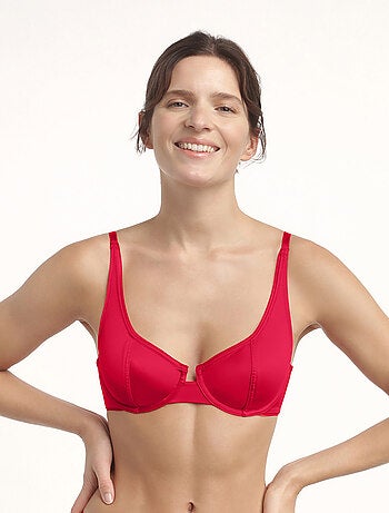 Soutien-gorge bandeau en microfibre satinée Dim Chéri
