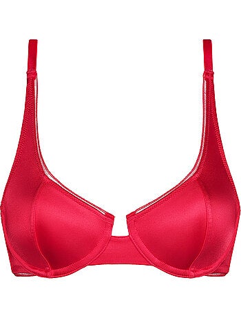 Soutien-gorge bandeau en microfibre satinée Dim Chéri