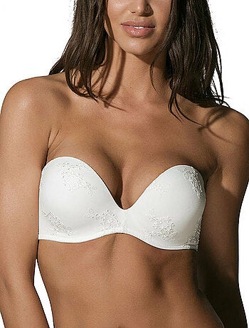 Soutien-gorge bandeau Honeymoon mariage ivoire
