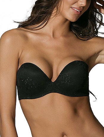 Soutien-gorge bandeau Honeymoon noir