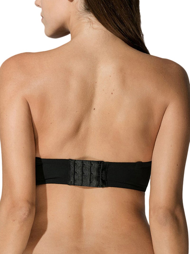 Soutien-gorge bandeau Honeymoon noir Noir - Kiabi