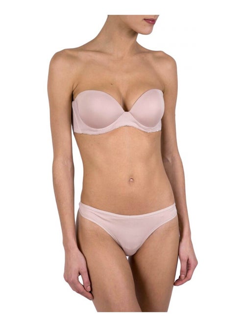 Soutien-gorge Bandeau Microfibre - Kiabi