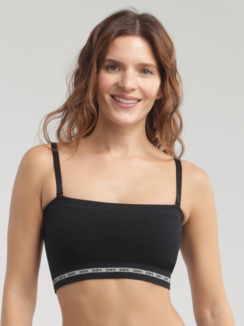 Soutien-gorge bandeau microfibre Icons Seamless - Kiabi