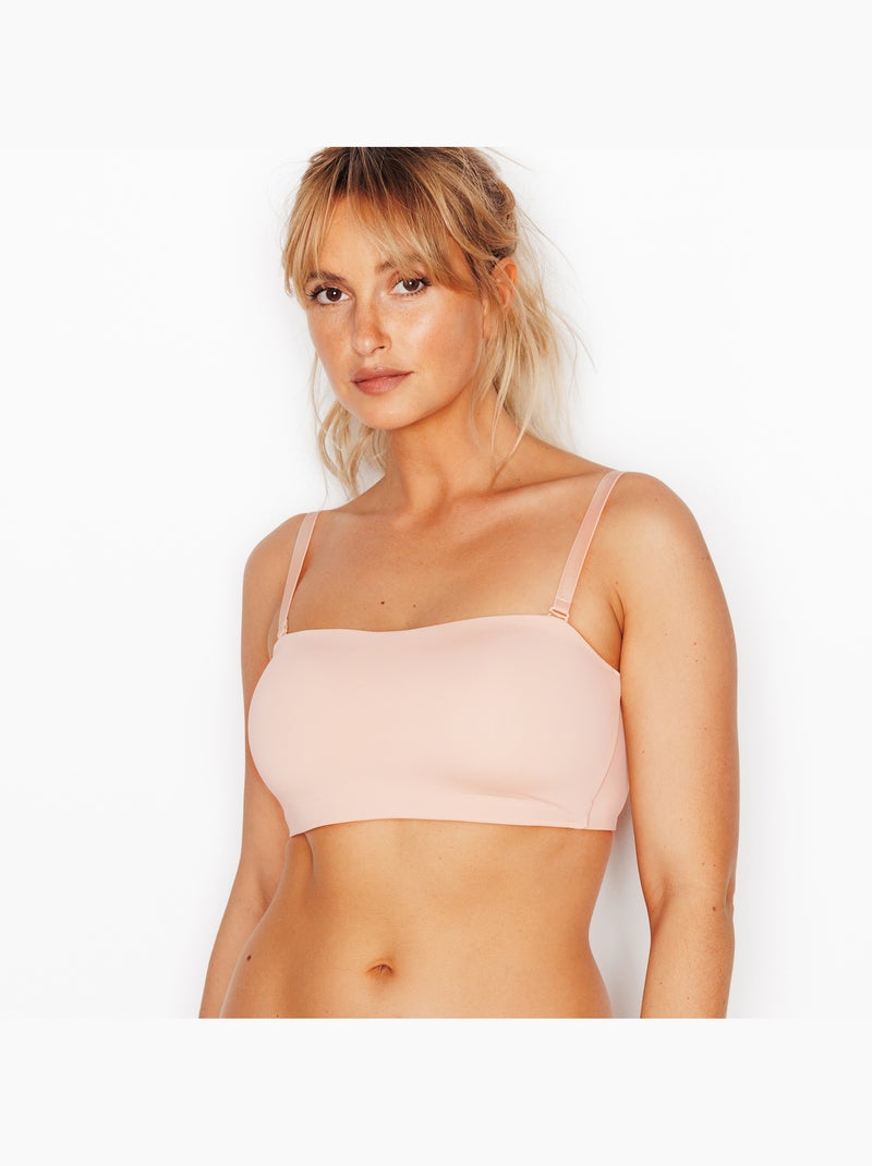 Soutien-gorge bandeau microfibre Perfect - RougeGorge Lingerie Beige sable - Kiabi