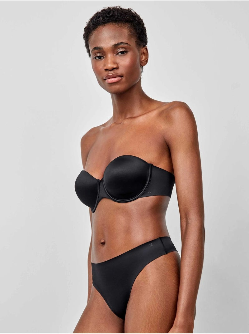 Soutien-gorge bandeau Noir - Kiabi