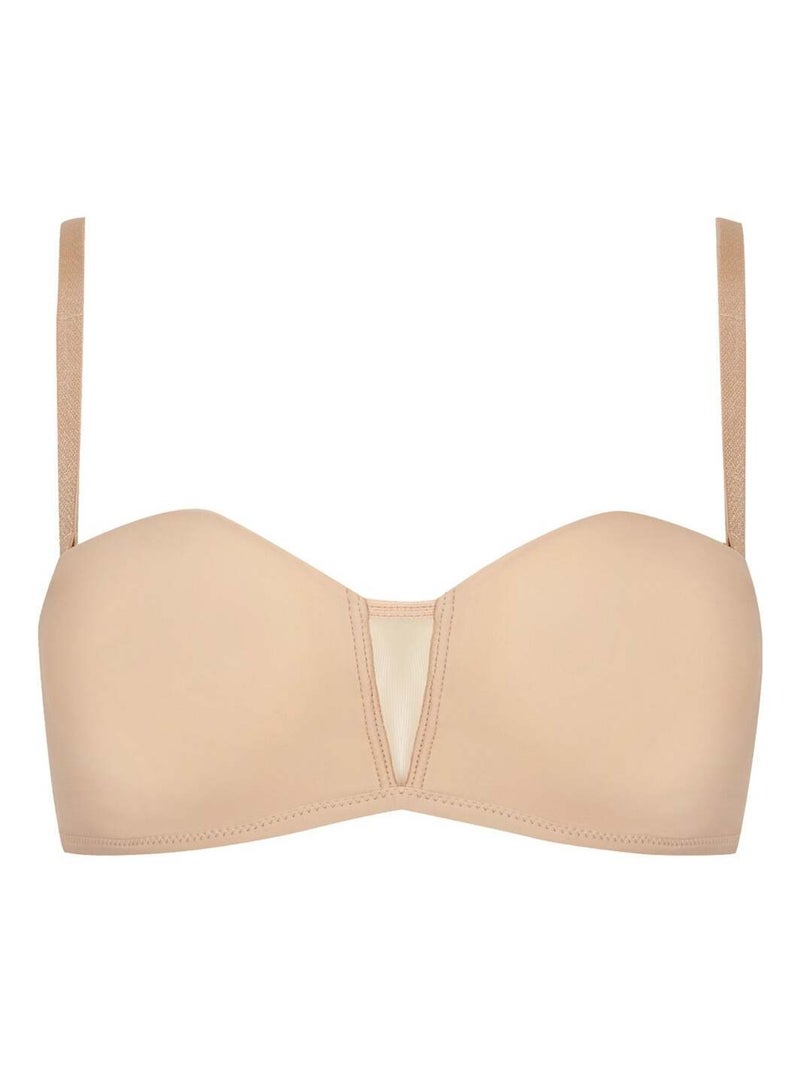 Soutien-gorge bandeau NUANCES Beige - Kiabi