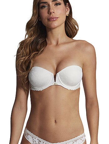 Soutien-gorge bandeau préformé armaturé Gabrielle Mariage