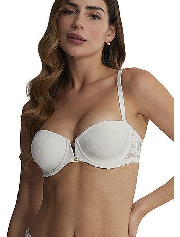 Soutien-gorge bandeau préformé armaturé Gabrielle Mariage
