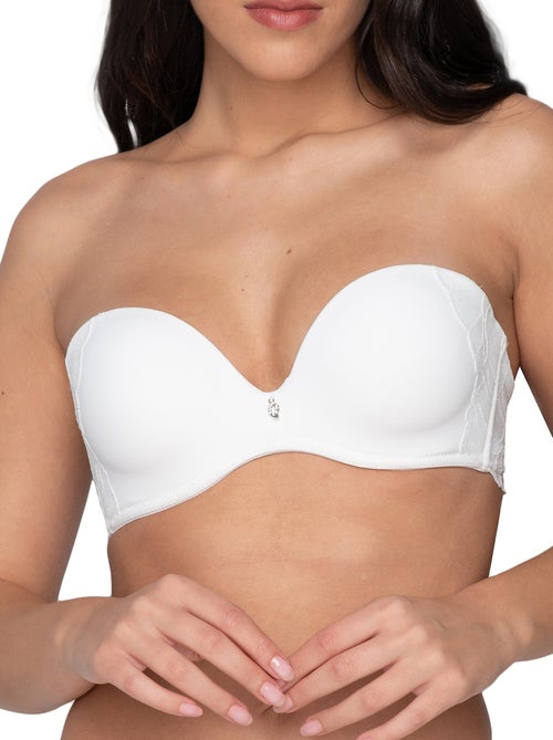 Soutien-gorge bandeau préformé Melody Mariage - Kiabi