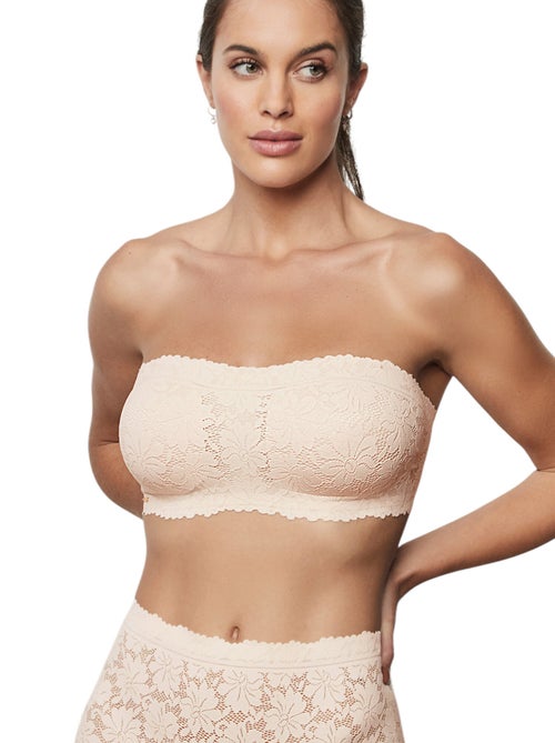 Soutien-gorge bandeau préformé ONE AND LACE - Kiabi