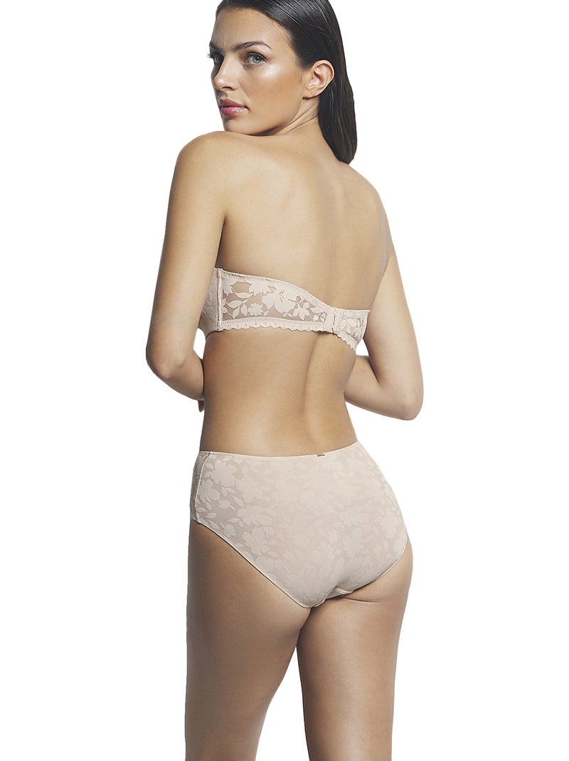 Soutien-gorge bandeau push-up Gabrielle Beige - Kiabi