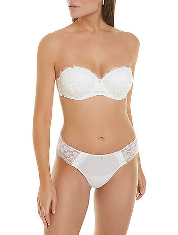 Soutien-gorge bandeau push-up Jolie mariage