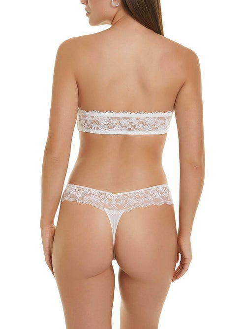 Soutien-gorge bandeau push-up Jolie mariage - Kiabi