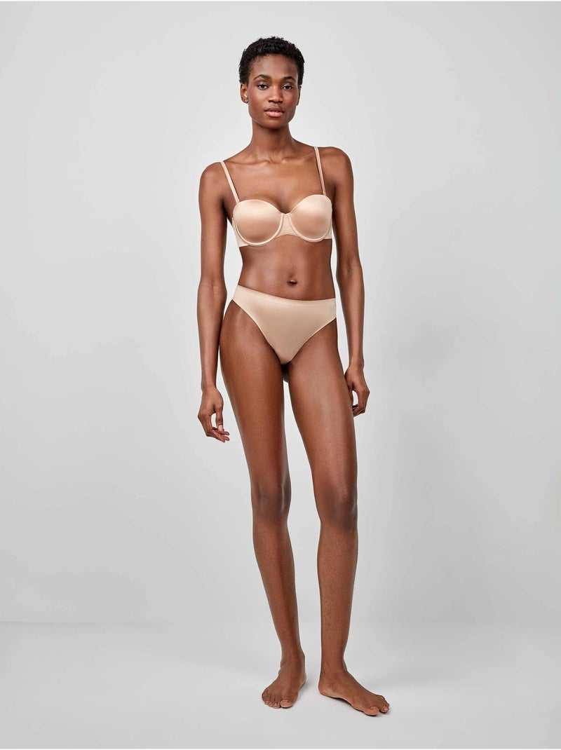 Soutien-gorge bandeau Rose - Kiabi