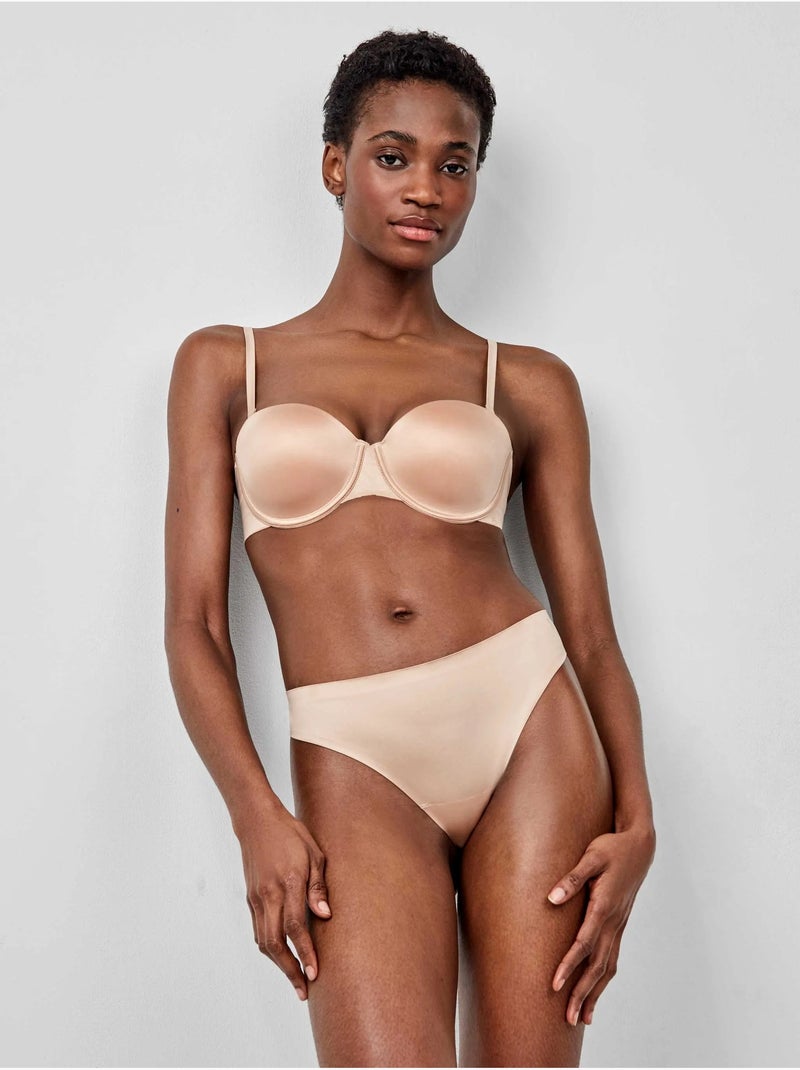 Soutien-gorge bandeau Rose - Kiabi