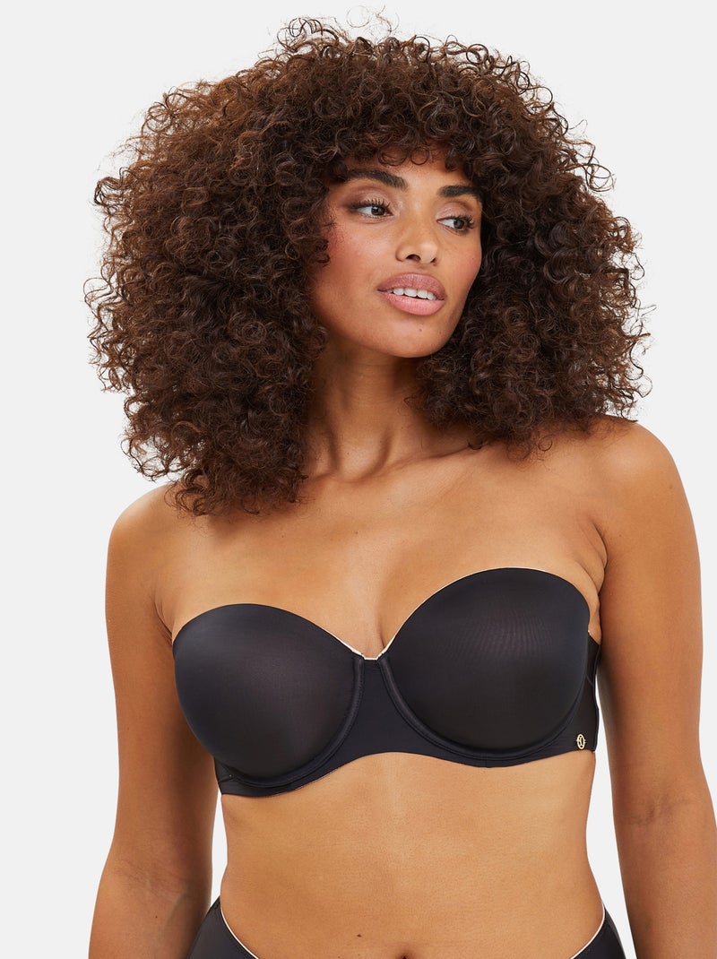 Soutien-gorge bandeau Unseen Sans Complexe Noir - Kiabi
