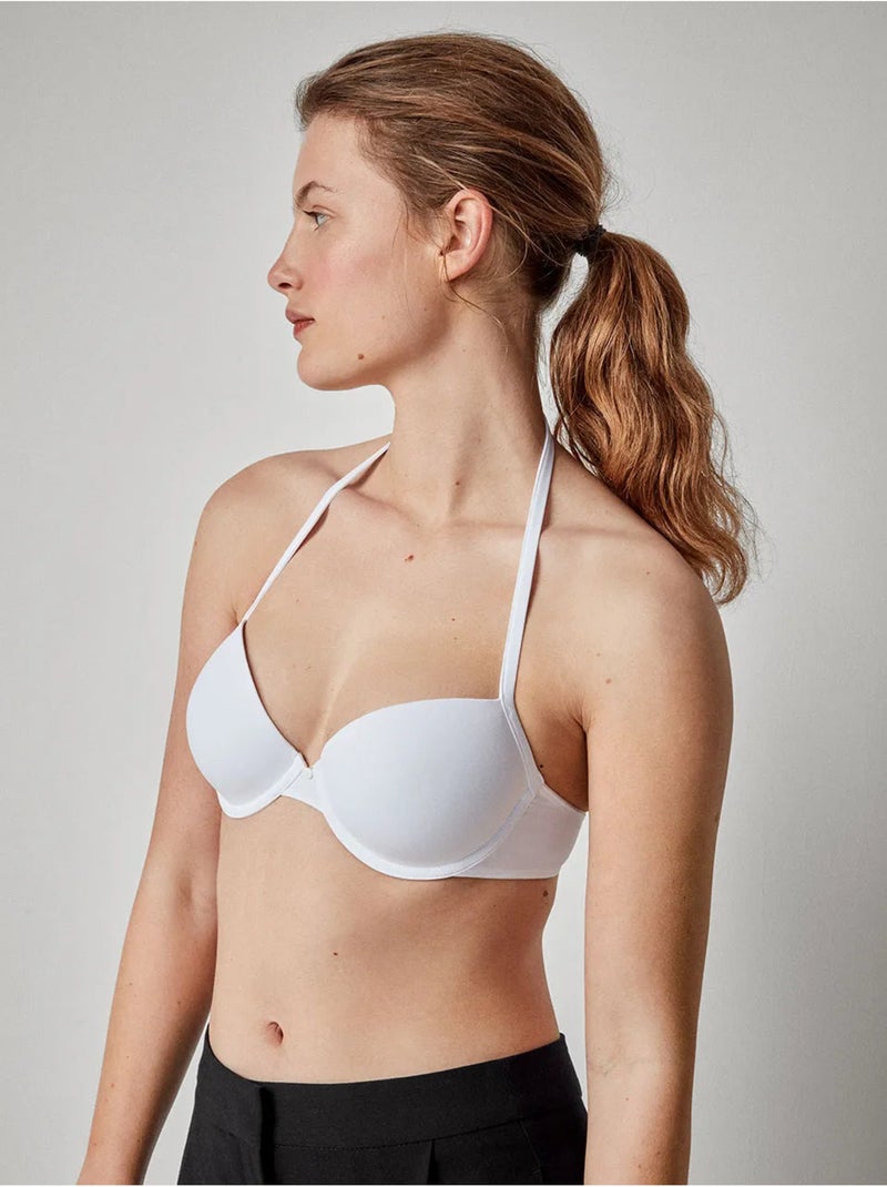 Soutien-gorge basique multiposition Blanc - Kiabi