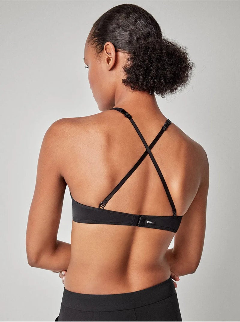 Soutien-gorge basique multiposition Noir - Kiabi
