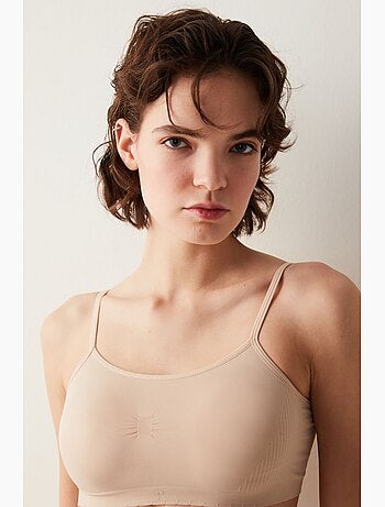Soutien-gorge basique rembourré sans couture sans armatures penti
