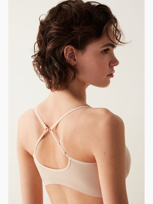 Soutien-gorge basique rembourré sans couture sans armatures penti - Kiabi