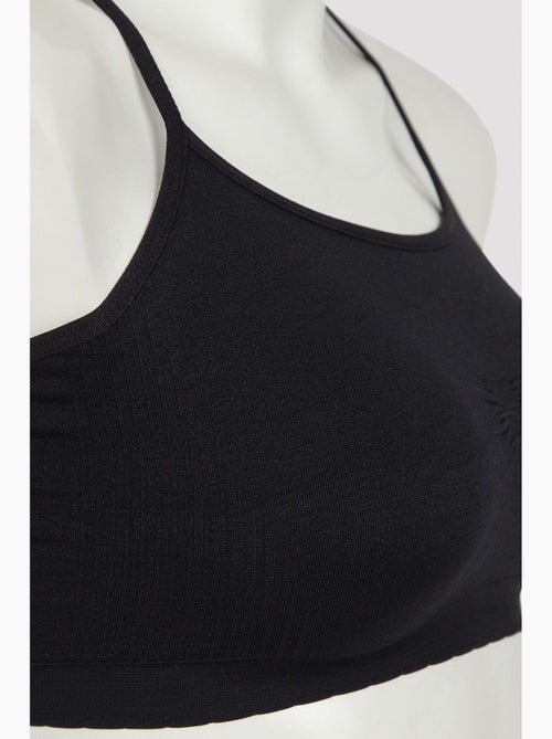 Soutien-gorge basique rembourré sans couture sans armatures penti - Kiabi