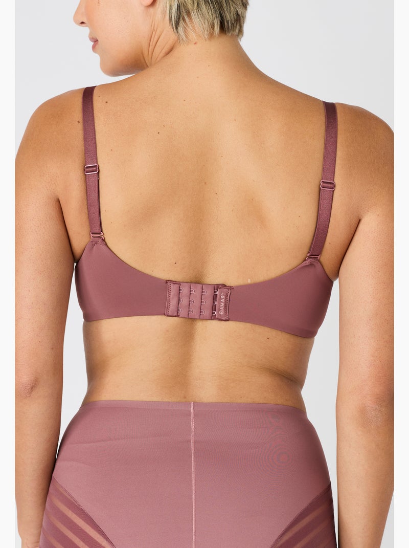 Soutien-gorge bonnets moulés à armatures - Damart Rose - Kiabi