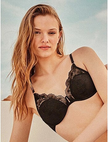 Soutien-gorge bralette avec armatures et coques bonnets B et C