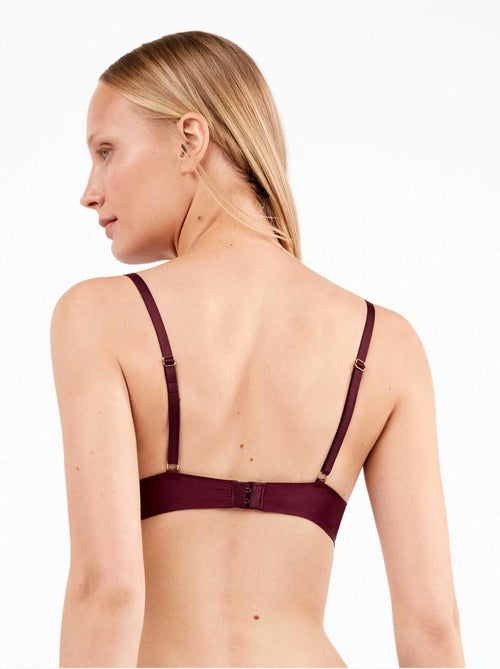 Soutien-gorge bralette capacité avec dentelle brodée - Kiabi