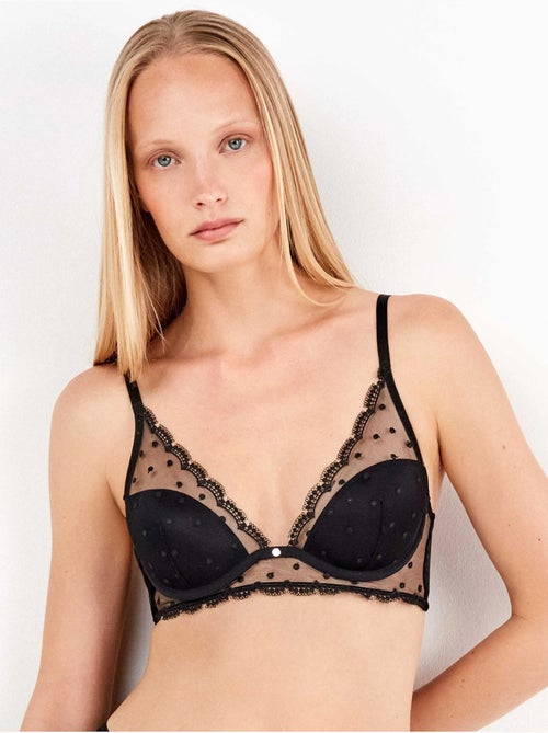 Soutien-gorge bralette demi-coupe - Kiabi Soutien-gorge bralette demi-coupe - Kiabi