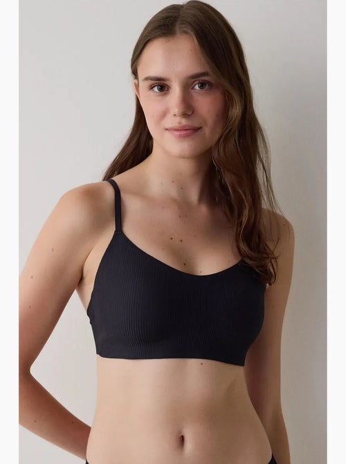 Soutien-gorge bralette fit sans armatures et sans coutures penti - Kiabi Soutien-gorge bralette fit sans armatures et sans coutures penti - Kiabi