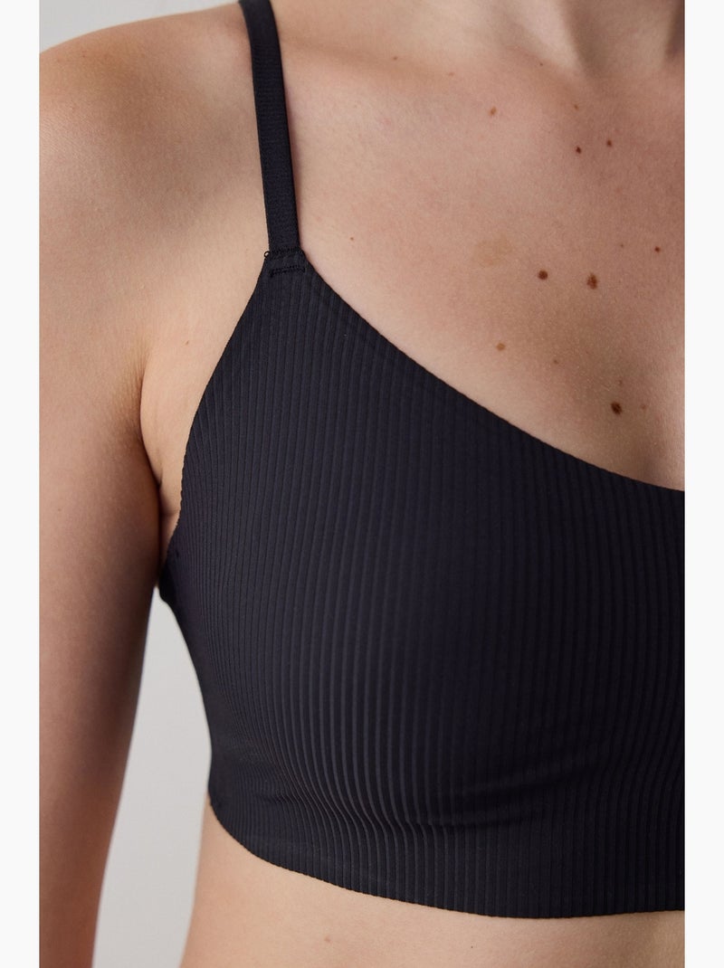 Soutien-gorge bralette fit sans armatures et sans coutures penti Noir - Kiabi