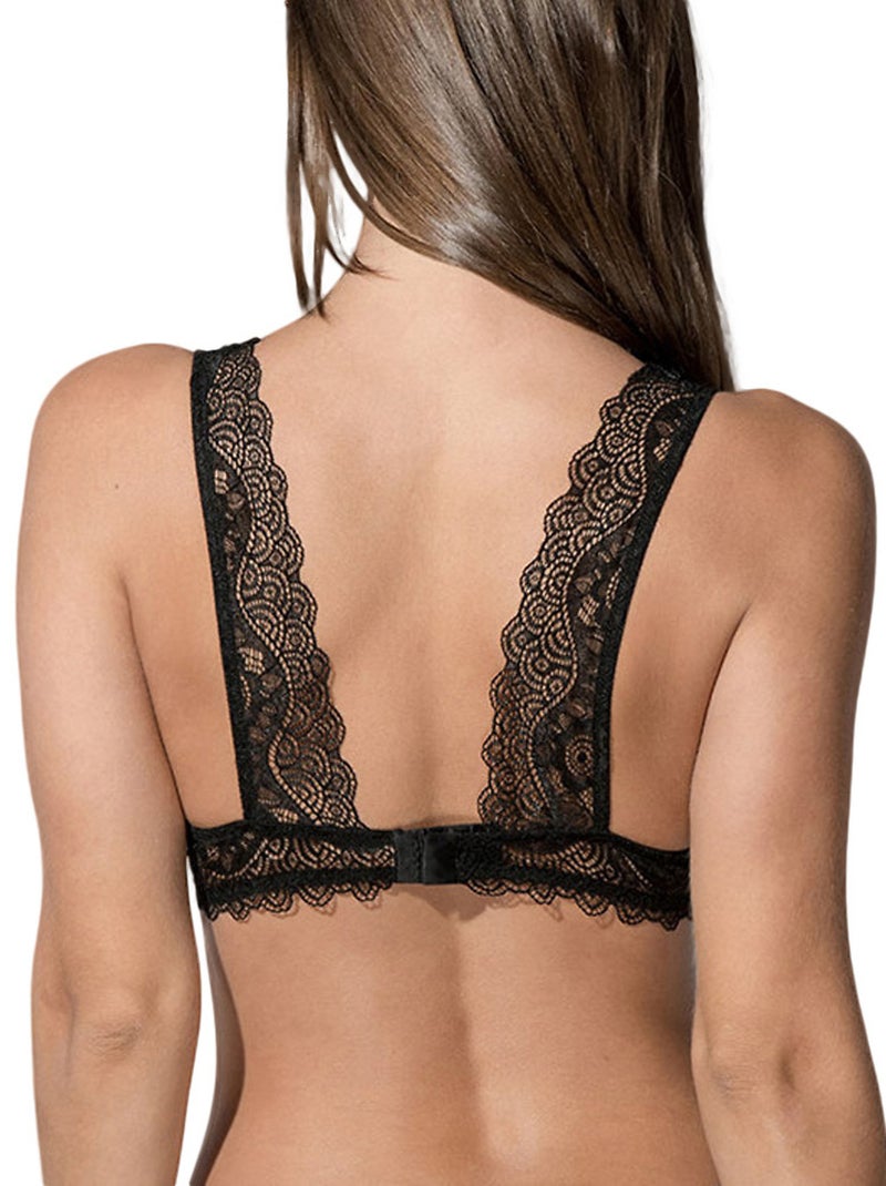 Soutien-gorge bralette Prestige Elysian Noir - Kiabi