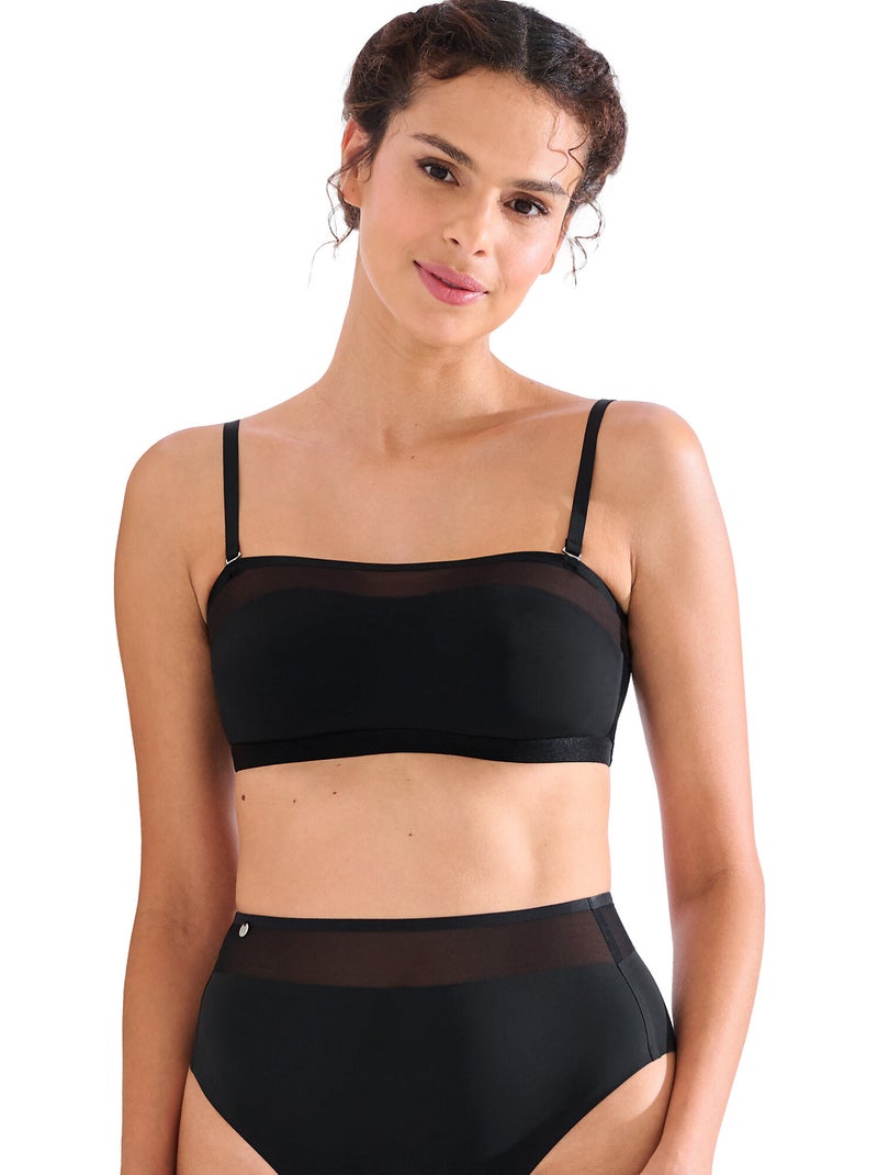 Soutien-gorge bralette sans armatures PARIS Noir - Kiabi