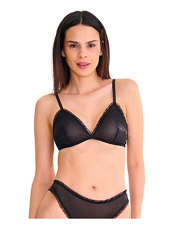 Soutien-gorge bralette triangle sans armatures SHINY STAR