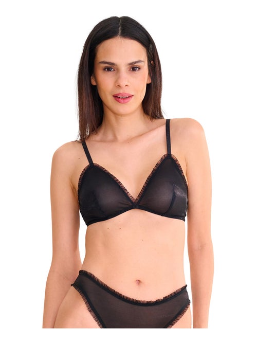 Soutien-gorge bralette triangle sans armatures SHINY STAR - Kiabi