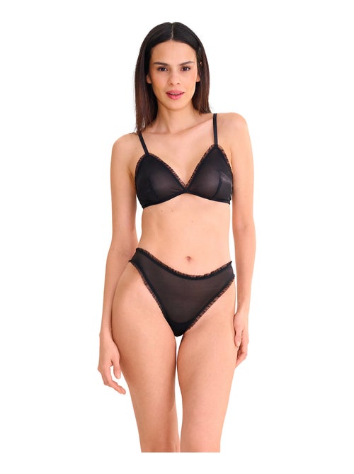 Soutien-gorge bralette triangle sans armatures SHINY STAR - Kiabi