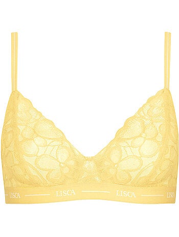 Soutien-gorge bralette triangle sans armatures sunflower