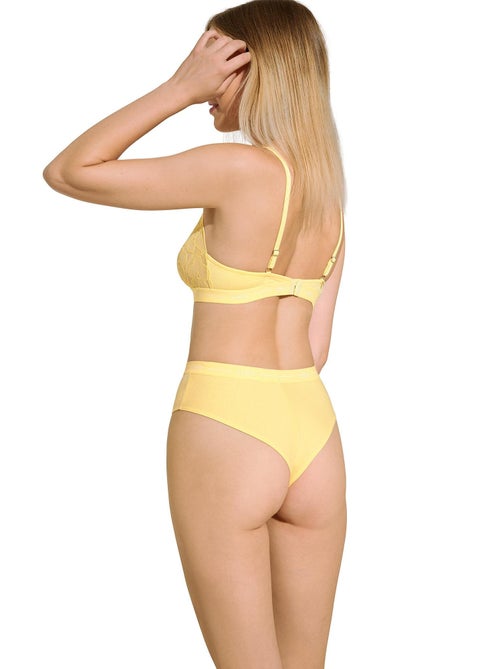 Soutien-gorge bralette triangle sans armatures Sunflower - Kiabi