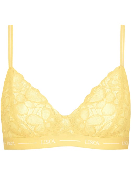 Soutien-gorge bralette triangle sans armatures sunflower - Kiabi