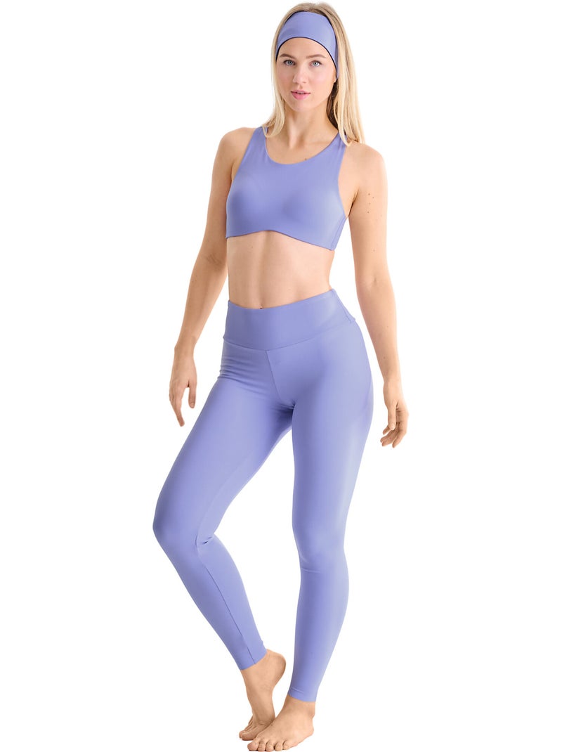Soutien-gorge brassière de sport préformée sans armatures free move Violet - Kiabi