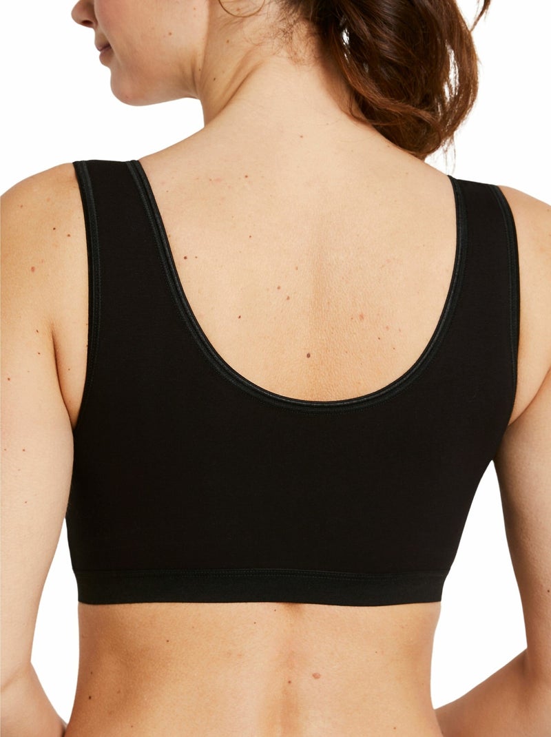 Soutien-gorge brassière dentelle extensible Noir - Kiabi