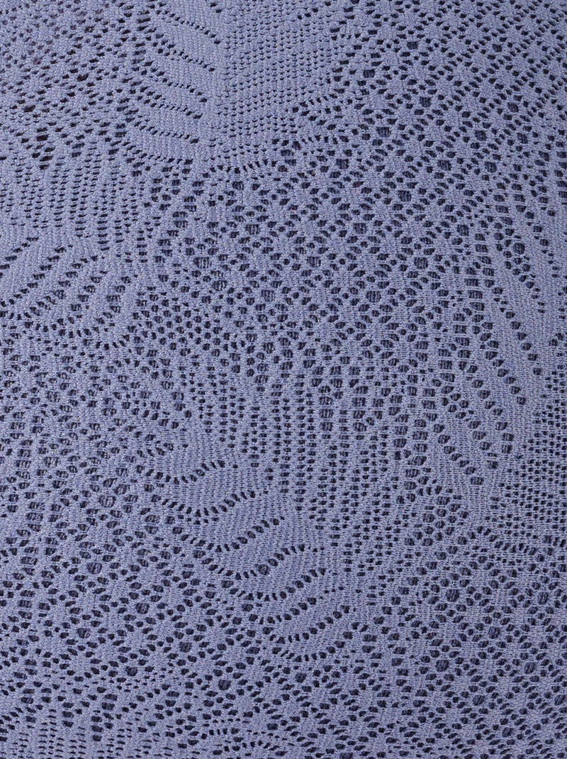 Soutien-gorge brassière effet fine dentelle, sans armatures - Damart Bleu - Kiabi