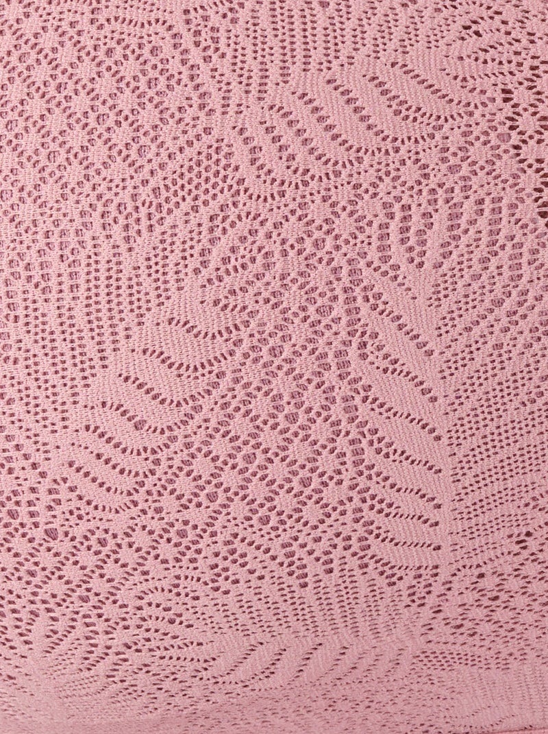 Soutien-gorge brassière effet fine dentelle, sans armatures - Damart Mauve - Kiabi