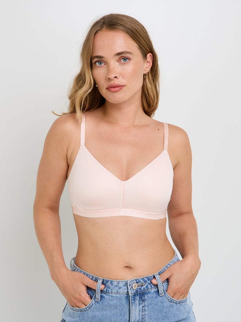 Soutien-gorge brassiere microfibre July - RougeGorge Lingerie Beige - Kiabi