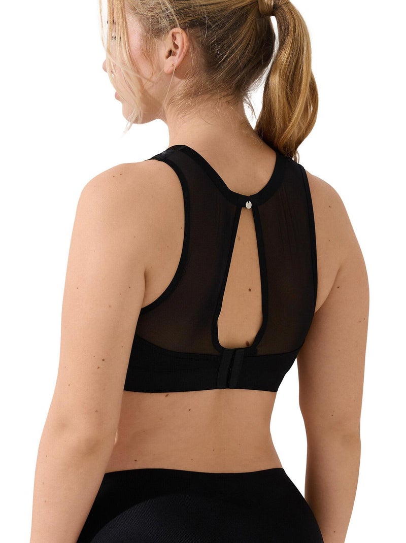 Soutien-gorge brassière préformé sans armatures Lifestyle Noir - Kiabi